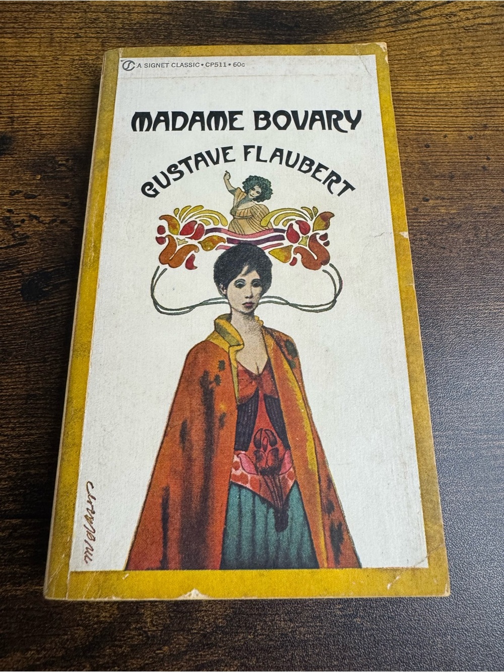 Vintage Madame Bovary Paperback Novel by Gustave Flaubert